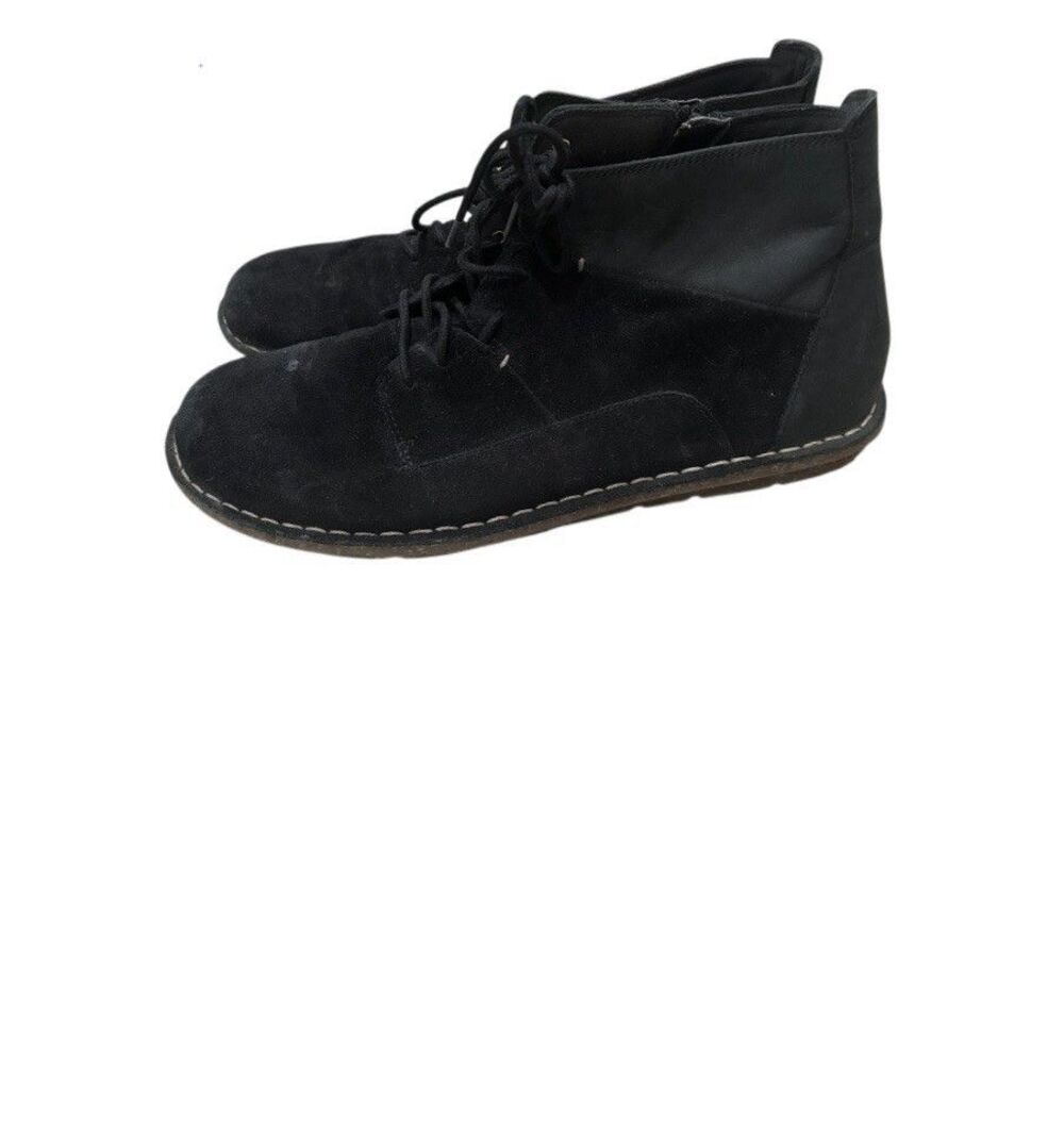 Clarks Tamitha Key Black Suede Leather Chukka Ankle Boot Women's 10